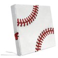Chusion Texture Red White Baseball Stitching Texture Outdoor Seat Cushion Covers Set of ...