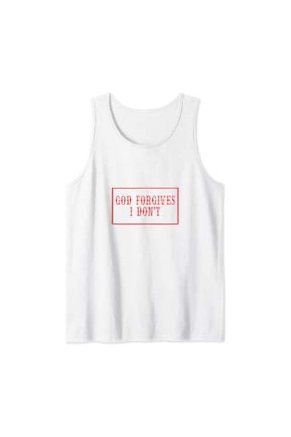 Red White Biker Mc Support Design Patch Biker Skull Quote Tank Top Size S-3XL