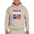 thumbnail image 1 of Red White Blue 4Th Hoodie Men -Image by Shutterstock, Male 3X-Large, 1 of 4