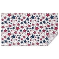 thumbnail image 1 of Red White Blue Baseballs and Stars Pattern Rectangle Tablecloth 60"x102",Waterproof Polyester Rectangle Table Cloth, Wipeable Spillproof Polyester Tablecloth for Dining, Camping, Indoor and Outdoor, 1 of 6