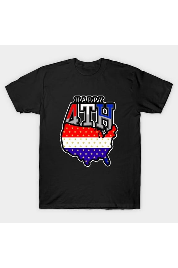 Red White Blue Funny Patriotic Retro American Pride Flag Colors Simple - Perfect Birthday Present G5241 T-Shirt, for men and women, Up to Size 5XL