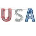 thumbnail image 1 of Glittered USA Streamer (Pack of 12), 1 of 2