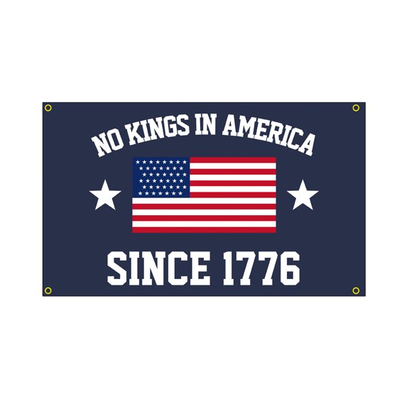 Red White Blue Independence Day Party Banner, 4th of july decorations America 250, Large Patriotic Backdrop for Backyard BBQ Setup and Fence Accent Decor at Summer Holiday Celebrations