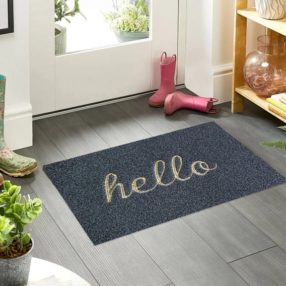 Simulation Grass Scraping Doormat, PVC Outdoor Entrance Mat for Mud and Dust Removal, Cross Border Design, Easy to Clean by Shaking or Rinsing, Ideal for Front Door, Garage, or Balcony