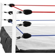 Red, White & Blue Ring Ropes for SMALL WWE AEW Wrestling Action Figure Rings