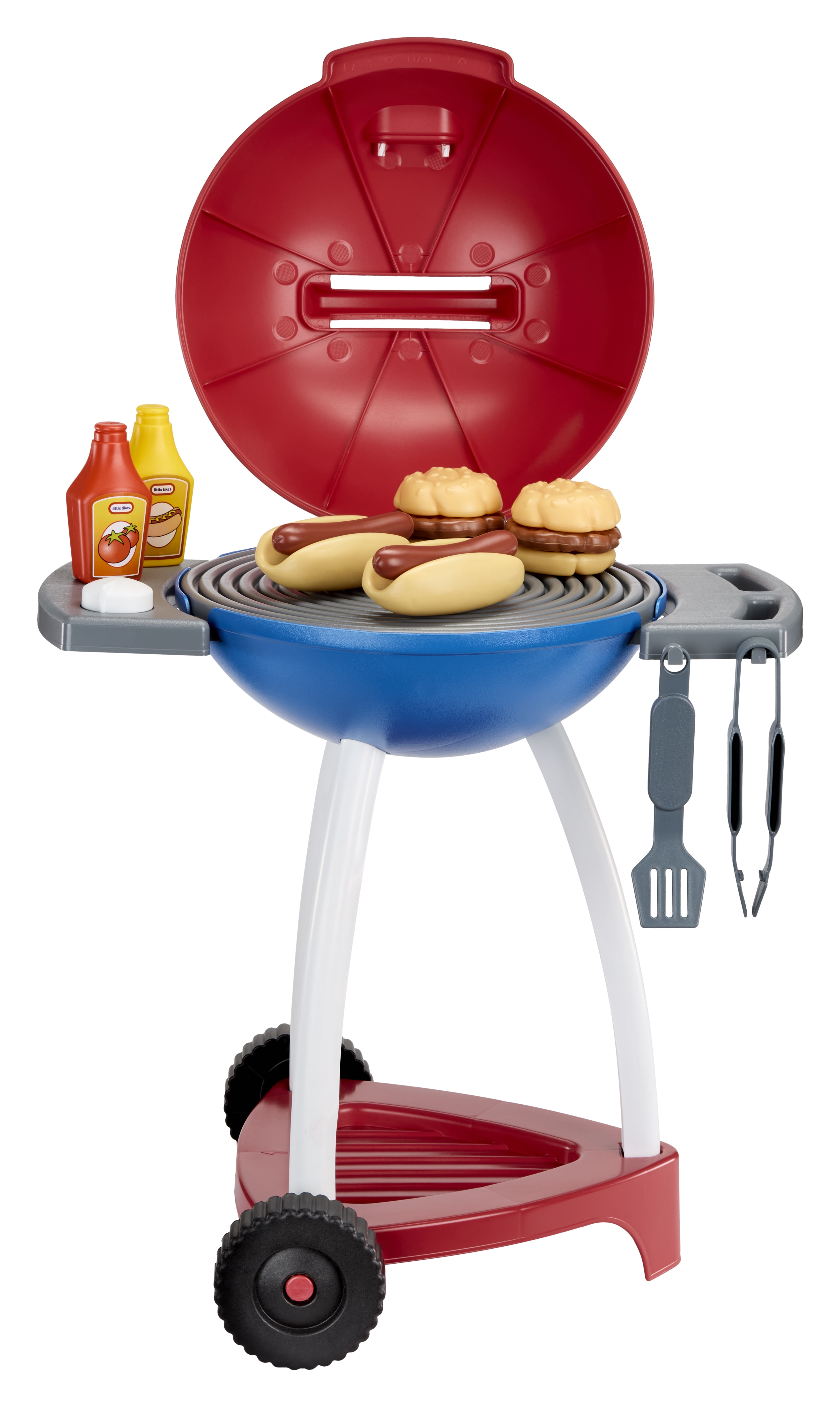 Little Tikes Sizzle & Serve Grill – Red, White & Blue, 14