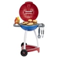 thumbnail image 1 of Little Tikes Sizzle & Serve Grill – Red, White & Blue, 14 Accessories, Little Chef Interactive Cooking Playset for Kids and Toddlers, 1 of 10