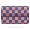 thumbnail image 1 of Red White and Blue Star Striped Pattern Bathroom Rugs Mat,Non Slip Microfiber Bathroom Rug,Rubber Backing,Soft Bathroom Mats for Bathroom Floor,Tub and Shower,17x27in(43x68cm), 1 of 4