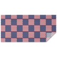 thumbnail image 1 of Red White and Blue Star Striped Pattern Rectangle Tablecloth 60"x120",Waterproof Polyester Rectangle Table Cloth, Wipeable Spillproof Polyester Tablecloth for Dining, Camping, Indoor and Outdoor, 1 of 6