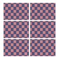 thumbnail image 1 of Red White and Blue Star Striped Pattern Summer Placemats Table Placemats Set Of 6-Linen Kitchen Washable Placemats Table Mats 11.8"x17.7" Non-Slip Heat Resistant, 1 of 5