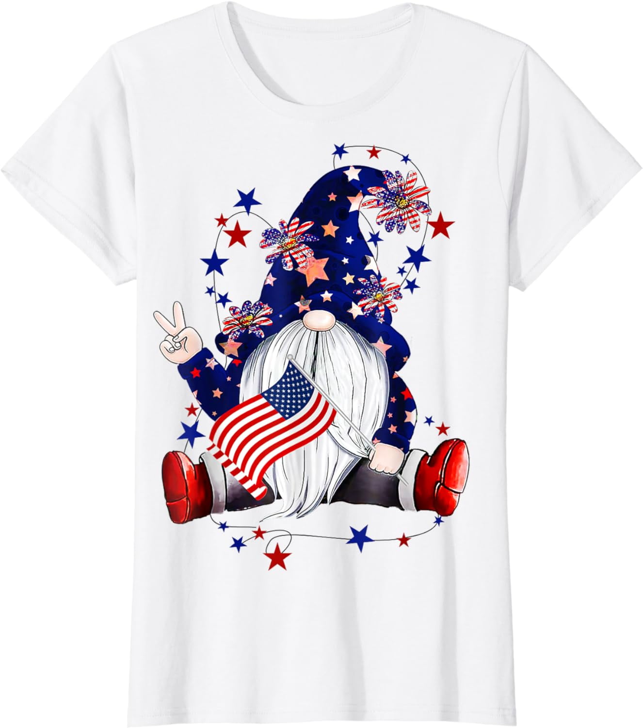 Red White Blue T-Shirt - Walmart.com