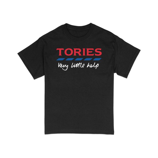 Red White Blue TORIES Graphic Tee, Patriotic Statement TShirt, Bold