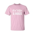 thumbnail image 1 of Red, White & Booze Adult Short Sleeve T-shirt, 1 of 4