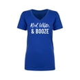 thumbnail image 1 of Red, White & Booze Womens V-Neck Tee, 1 of 2