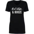 thumbnail image 1 of Red, White & Booze Womens V-Neck Tee, 1 of 2