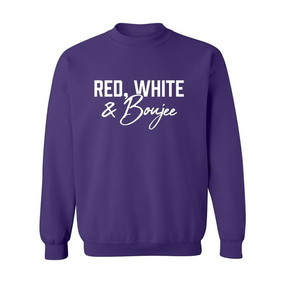 Red, White & Boujee Crewneck Sweatshirt