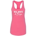 thumbnail image 1 of Red, White & Boujee Racerback Tank, 1 of 2