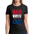 thumbnail image 1 of Red White & Cali Shirt for Women - S M L XL 2XL 3XL Cali Graphic Tee - Western USA State California Ladies T-Shirt Gift, 1 of 2