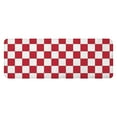 thumbnail image 1 of Red and White Checkered Pattern Kitchen Rug Mat,Kitchen Runner Rugs Non Skid Washable,Decorative Kitchen Floor Mats for Kitchen,Sink,Laundry,17"x47.2", 1 of 7