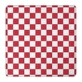 thumbnail image 1 of Red and White Checkered Pattern Square Fitted Tablecloth with Elastic Edge,Square Table Cover,Washable Elastic Table Cover for Home Kitchen Party Decor 36"x36", 1 of 6