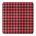 thumbnail image 1 of Red and White Checkered Pattern Square Fitted Tablecloth with Elastic Edge,Square Table Cover,Washable Elastic Table Cover for Home Kitchen Party Decor 36"x36", 1 of 6