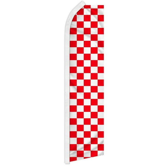 Red & White Checkered Super Flag