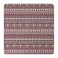 thumbnail image 1 of Red and White Christmas Folk Pattern Square Fitted Tablecloth with Elastic Edge,Square Table Cover,Washable Elastic Table Cover for Home Kitchen Party Decor 36"x36", 1 of 6