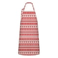 thumbnail image 1 of Red and White Christmas Apron-Garden Aprons for Women with Pockets-Cotton Linen Waterproof Kitchen Cooking Gardening Aprons Adjustable for Kitchen,Cooking,BBQ and Salon 32"x27", 1 of 7