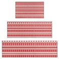 thumbnail image 1 of Red and White Christmas Pattern Kitchen Rugs Sets Of 3,Kitchen Runner Rugs Non Skid Washable,Decorative Kitchen Floor Mats for Kitchen,Sink,Laundry,17"x30"+ 17"x47" + 17"x59", 1 of 6