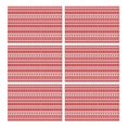 thumbnail image 1 of Red and White Christmas Pattern Summer Placemats Table Placemats Set Of 6-Linen Kitchen Washable Placemats Table Mats 11.8"x17.7" Non-Slip Heat Resistant, 1 of 5