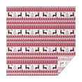 thumbnail image 1 of Red and White Christmas Reindeer Pattern Square Tablecloth,Waterproof Square Table Cover,Wipeable Spillproof Washable Table Cover for Home Kitchen Party Decor 42"X42"(107x107cm), 1 of 6