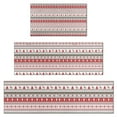 thumbnail image 1 of Red and White Christmas Striped Pattern Kitchen Rugs Sets Of 3,Kitchen Runner Rugs Non Skid Washable,Decorative Kitchen Floor Mats for Kitchen,Sink,Laundry,17"x30"+ 17"x47" + 17"x59", 1 of 6