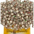 thumbnail image 1 of Red White Green Starlight Peppermint 1 Pound Individually Wrapped Candy for Holiday's and more in a Resealable Bulk King of Sweets Bag, 1 of 5
