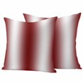 thumbnail image 1 of Red White Ombre Outdoor Waterproof Pillow Covers, Farmhouse Chic Minimalist Gradient Art Decorative Square Throw Pillowcase Sofa Cushion Sham for Patio/Couch/Chair, 16"x16" 2 Pack, 1 of 8