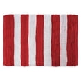 thumbnail image 1 of DII Red/White Stripe Rag Rug, 1 of 3