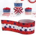 thumbnail image 1 of Red White & Stripes Ribbon 5 Yards 1.5 inch Wide Ribbon Usa 250Th Anniversary Wired Ribbon for Crafts Wrapping Wreath Bows Patriotic 4th of July Ribbons for Memorial Day Home Party Decoration, 1 of 8