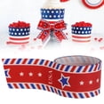 thumbnail image 1 of Red White & Stripes Ribbon 5 Yards 1.5 inch Wide Ribbon Usa 250Th Anniversary Wired Ribbon for Crafts Wrapping Wreath Bows Patriotic 4th of July Ribbons for Memorial Day Home Party Decoration, 1 of 8