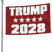 Red White T 2028 Flag 5x8ft Outdoor Double Sided Patriotic America Flags Retro President Garden Decoration Banner For Outside Clear Vivid Color, Uv & Fade Resistant