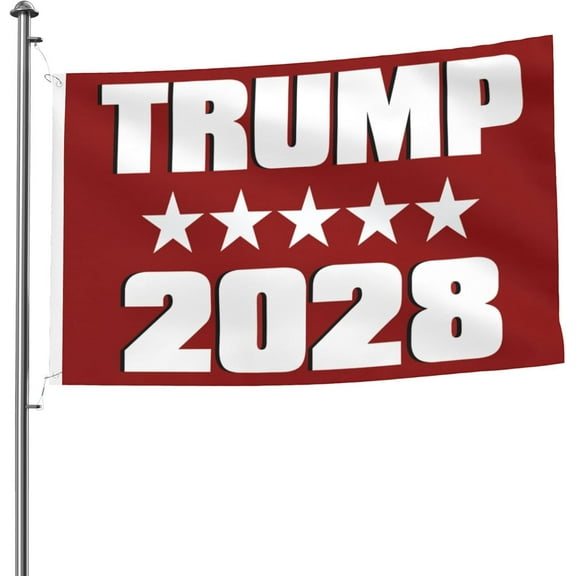 Red White T 2028 Flag 5x8ft Outdoor Double Sided Patriotic America Flags Retro President Garden Decoration Banner For Outside Clear Vivid Color, Uv & Fade Resistant