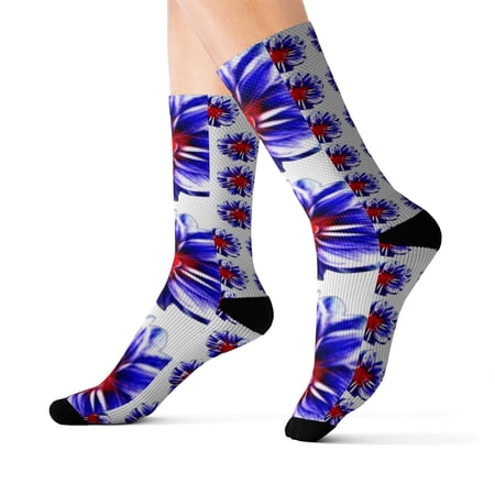 Red White and Bloom 45840 Sublimation Socks