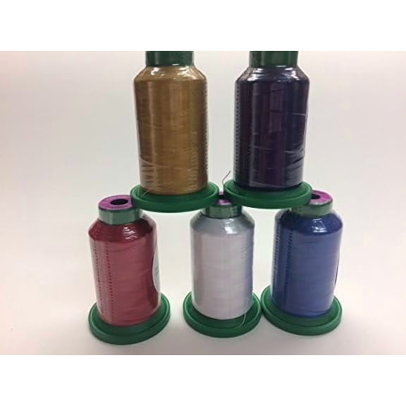 Red, White and Blue Embroidery Isacord Thread Kit 1000 m