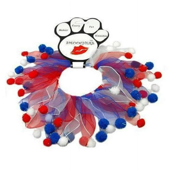 Red White and Blue Fuzzy Smoochers Small RWB