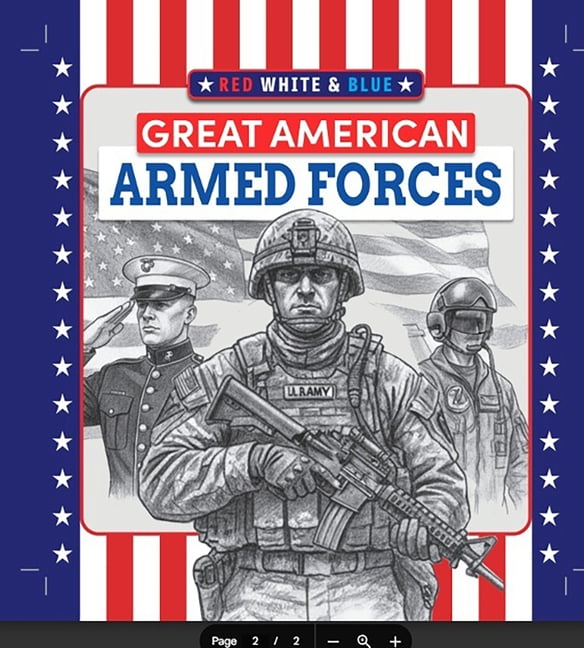 Red, White and Blue Red, White and Blue: Great American Armed Forces, (Board Book)