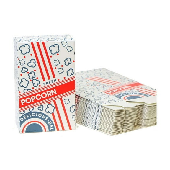 Red, White and Blue Small Popcorn Box, (0.74 oz.), 25 count