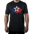thumbnail image 1 of Red, White and Blue Star, Men's USA T-shirts, 4th of July T-shirts - Black MH200PATRIOT S17 M, 1 of 3