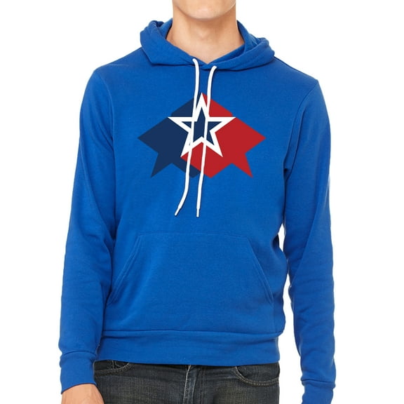Red, White and Blue Star Unisex hoodie, USA Sweatshirts, Patriotic hoodie - Royal MH200HOODPATRIOT S17 XS