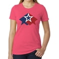 thumbnail image 1 of Red, White and Blue Star, Women's USA T-shirts, 4th of July T-shirts - Berry MH200WPATRIOT S17 M, 1 of 3