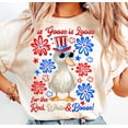 thumbnail image 1 of Red White and Booze Goose T-Shirt, Funny 4th of July Party Tee, Boozy Patriotic Goose Shirt, Independence Day, 1 of 5