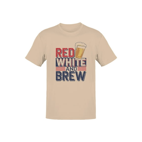 Red White and Brew Men's T-shirt