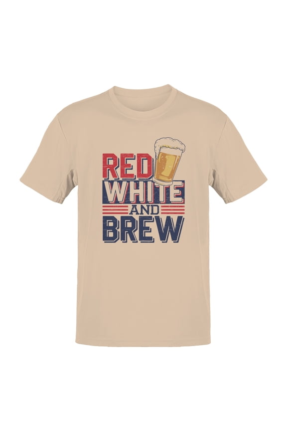 Red White and Brew Men's T-shirt